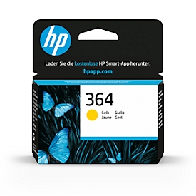 Cartouche d'encre originale HP 364, pack individuel, jaune
