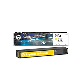 Cartouche d'encre originale HP 913A, pack individuel, jaune