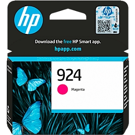Cartouche d'encre originale HP 924 (4K0U4NE), jusqu'à 400 pages, pack individuel, magenta