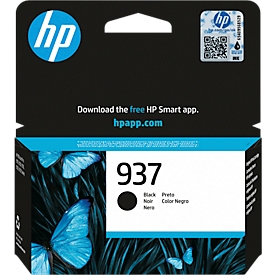 Cartouche d'encre originale HP 937 (4S6W5NE), jusqu'à 1450 pages, pack individuel, noir
