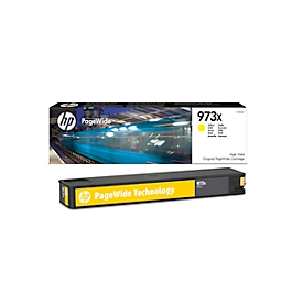 Cartouche d'encre originale HP 973X, pack individuel, jaune