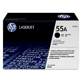 Cartouche d'impression LaserJet CE255A HP, noir