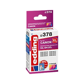 Cartouche d'imprimante Edding compatible avec CL-541XL Canon, 3 couleurs, 540 pages