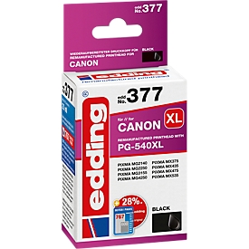 Cartouche d'imprimante Edding compatible avec PG-540XL Canon