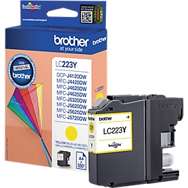 Cartouche d'imprimante LC-223Y Brother, jaune