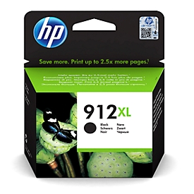 Cartouche d'imprimante n° 912XL (3YL84A) HP, noir