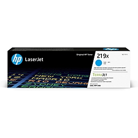 Cartouche de toner originale HP 219X, jusqu'à env. 2500 pages, pack individuel, cyan