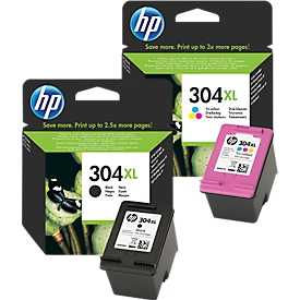 Cartouches d'encre HP HP 304XL Economy Pack