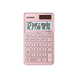 Casio SL-1000SC - Taschenrechner - 10 Stellen - Solarpanel, Batterie - pink