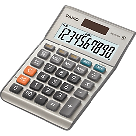 Casio Tischrechner MS-100BM, 10-stelliges BIG LC-Display