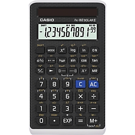 Casio zakrekenmachine FX-82Solar II, Technisch-wetenschappelijke zakrekenmachine, 144 functies,