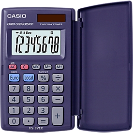 Casio zakrekenmachine HS-8VER, 8-cijferig