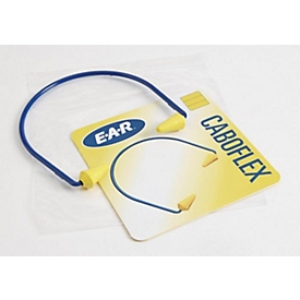 Casque antibruit 3M à arceau E-A-R™ Caboflex™, bouchons remplaçables, SNR 21 dB, EN 352-2, bleu, extra-léger