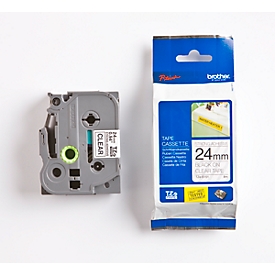 Cassette de ruban pour titreuses TZe-S151 Brother, incolore/noir
