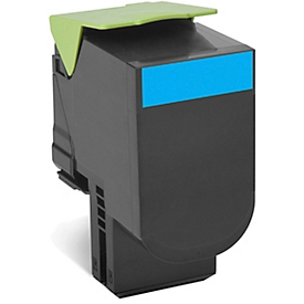 Cassette de toner 80C2HC0 Lexmark, cyan