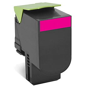 Cassette de toner 80C2SM Lexmark, magenta