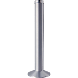 Cendrier « colonne », aluminium, Ø 300 x H 780 mm, brossé
