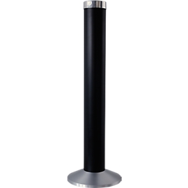 Cendrier « colonne », aluminium, Ø 300 x H 780 mm, noir