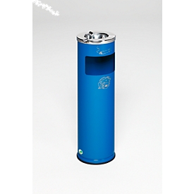 Cendrier poubelle D20, bleu