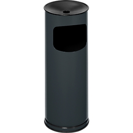Cendrier poubelle, H 610 mm, anthracite