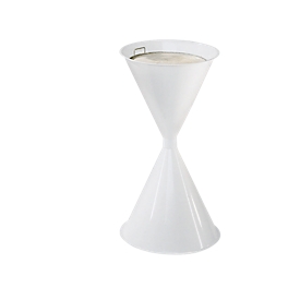 Cendrier sur pied, blanc