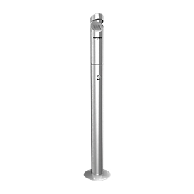 Cendrier sur pied en inox
