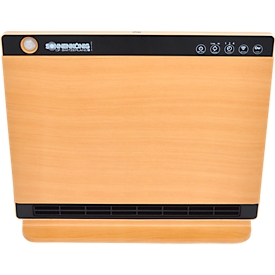 Ceramic fan heater Ceramico Helsinki, 2 heat settings, LED display, motion sensor, child safety lock, wood look