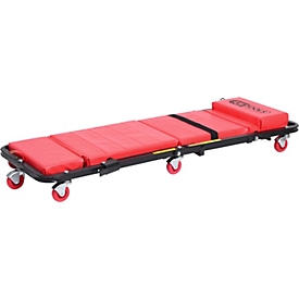 Chaise longue mobile et siège rabattable, 1 200 x 420 mm