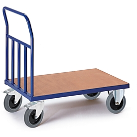 Chariot à 1 dossier habillage tube, 850 x 500 mm