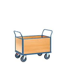 Chariot à 4 dossiers - L 1000 x l. 700 mm - capacité de charge 600 kg