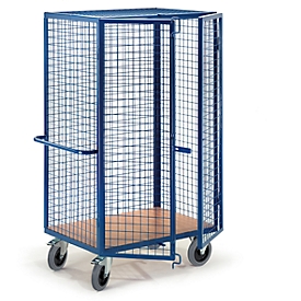 Chariot à armoire avec grille et verrouillage à tige, L 1215 x l. 800 mm
