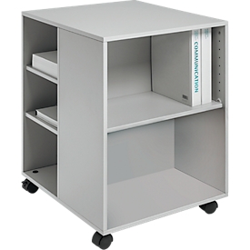 Chariot de bureau, gris clair