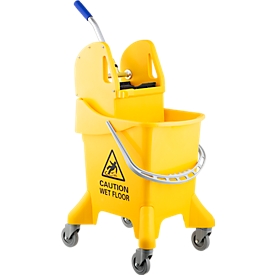 Chariot de ménage, 37 litres, parfait pour les petits espaces