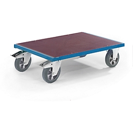 Chariot plate-forme, 2000 x 800 mm, capacité de charge 1200 kg