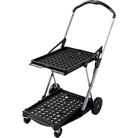 Chariot pliable CLAX® - sans bac - noir/noir