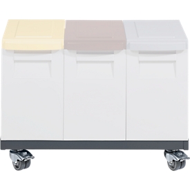 Chariot pour boîte de collecte sans boîtes