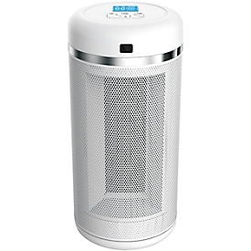 Chauffage TOWER LCD, jusqu'à 20 m³,  L 178 x P 178 x H 380 mm, 3 niveaux de chauffage, oscillante, thermostat, minuterie, filtre à poussière, poignée , 2000 W, blanc