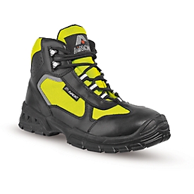Chaussure de sécurité AIMONT, norme EN ISO 20345-S3 taille 42, noir/jaune vif