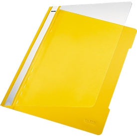 Chemise à lamelles 4191 LEITZ®, format A4, PVC, 25 p., jaune