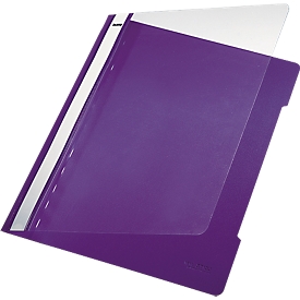 Chemise à lamelles 4191 LEITZ®, format A4, PVC, 25 p., violet