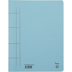 Chemise à lamelles carton bene, format A4, bleu