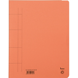 Chemise à lamelles carton bene, format A4, orange