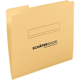 Chemise SCHÄFER SHOP, format A4, carton, onglet à gauche