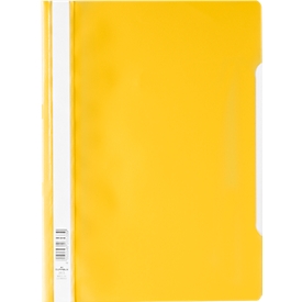 Chemise transparente avec barre de maintien DURABLE, format A4, polypropylène, 50 p., jaune
