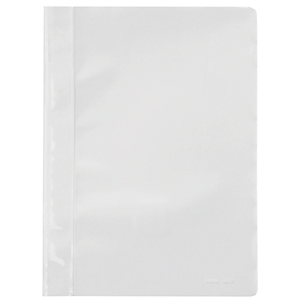 Chemise transparente bene, format A4, polypropylène, 25 p., blanc