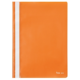 Chemise transparente bene, format A4, polypropylène, 25 p., orange