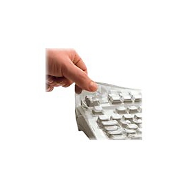 Cherry 6155204 - Couvercle pour clavier - 0,25 mm - Transparent