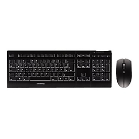 Cherry B.UNLIMITED 3.0 - Taille réelle (100 %) - Sans fil - RF sans fil - Clavier mécanique - Noir - Souris incluse