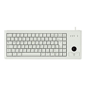 CHERRY Compact-Keyboard G84-4400 - Tastatur - Englisch - Hellgrau
