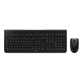 CHERRY DW 3000 - Tastatur-und-Maus-Set - kabellos - 2.4 GHz - GB - Schwarz